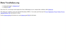 Tablet Screenshot of data-vocabulary.org